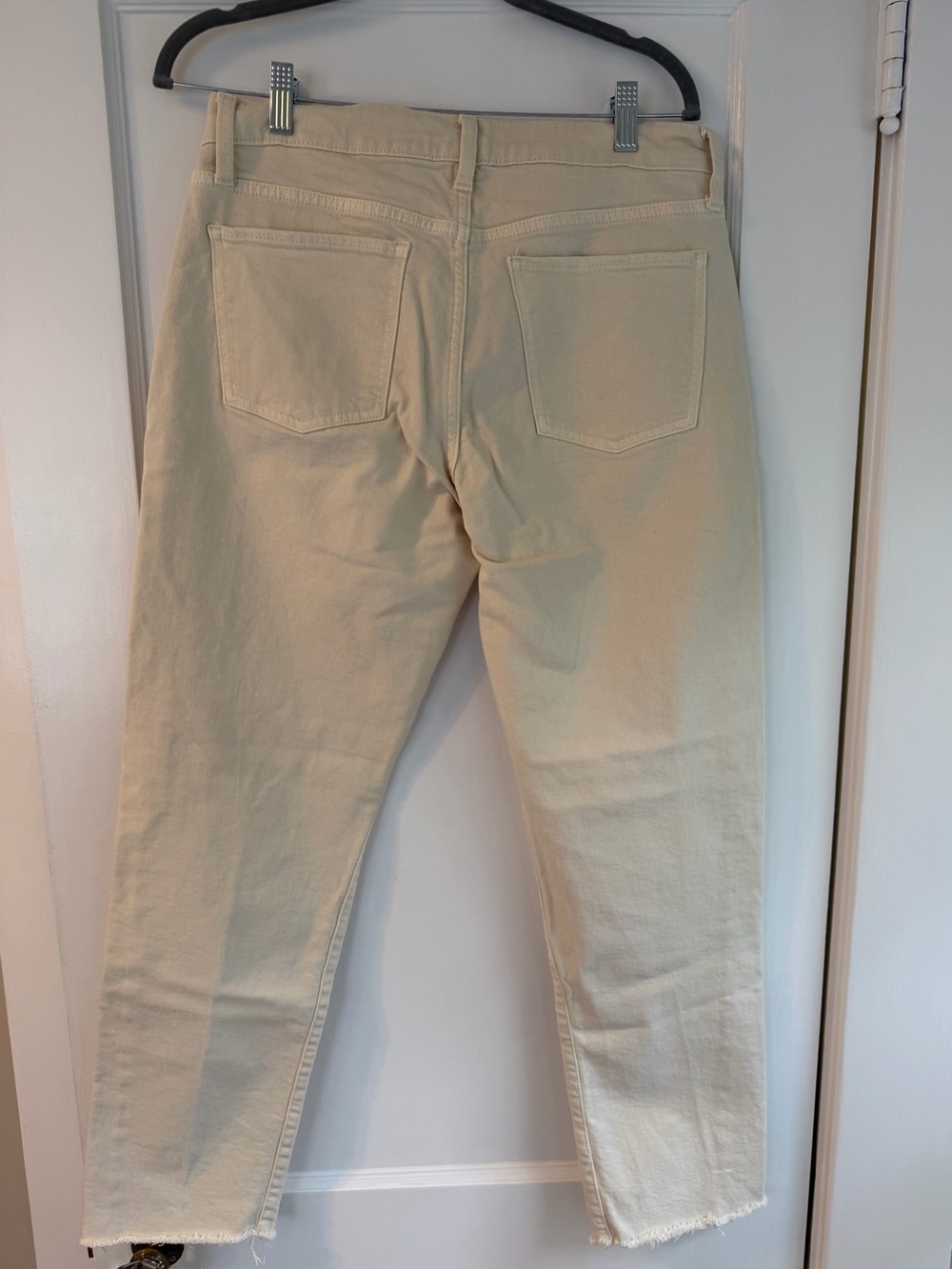 Banana Republic The Beau Jean Cream Color size 28/6 - Picture 4 of 9
